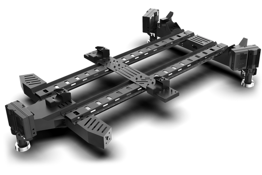 Motion System with 3 motors/actuators and Motion Sim Base