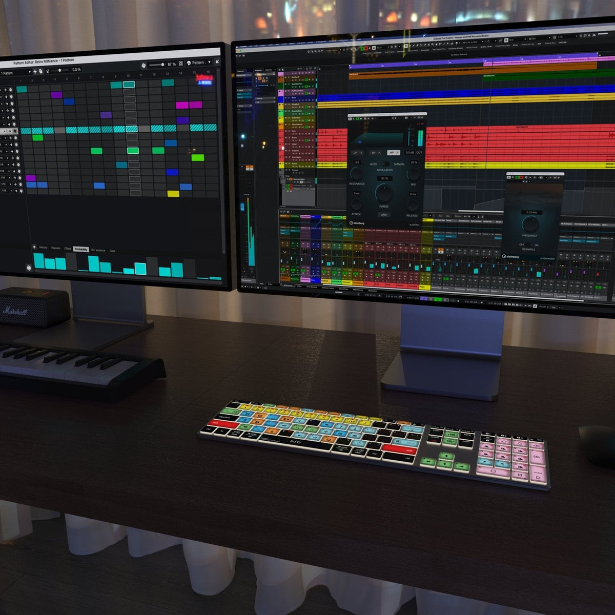 Cubase Compatible Keyboard | Backlit & Wireless | Mac & PC