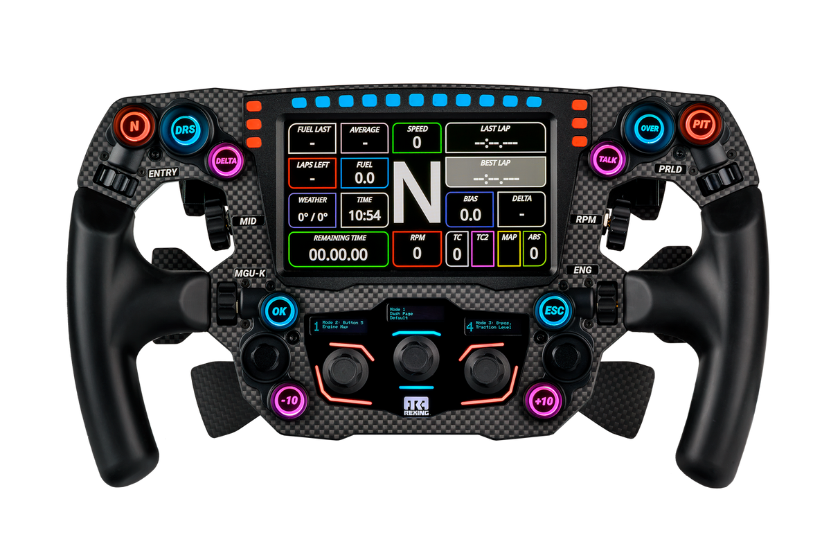 REXING FORMULA MAYARIS 2 CARBON FIBER FORMULA STEERING WHEEL (4 PADDLE VERSION)